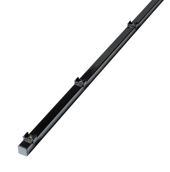 Stolpe t/panelstängsel Svart 40 x 40 x 1500 mm Hortus